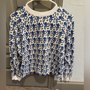 Roller rabbit monkey sweatshirt